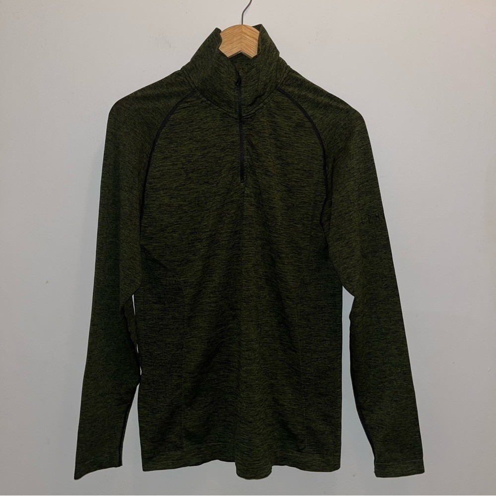 Alphalete Zenith Quarter Zip Pullover Green Men’s Size Large